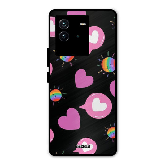 Pink Thoughts iQOO Neo 6 5G Mobile Back Cover - Aesthetic PrintShield Case