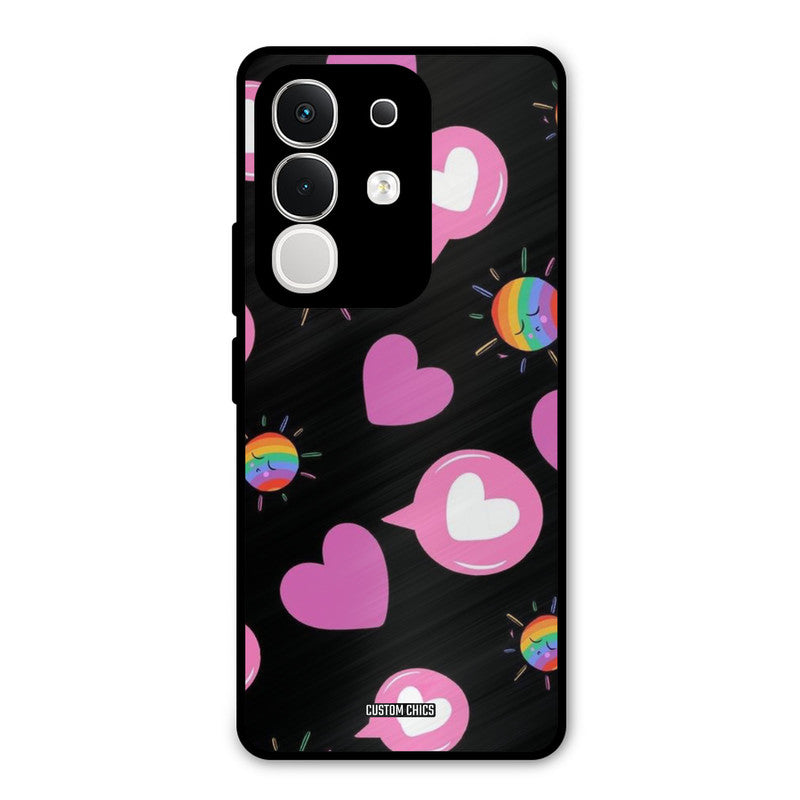 Pink Thoughts Vivo T4x Mobile Back Cover - Aesthetic PrintShield Case