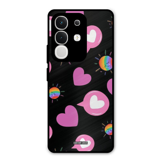 Pink Thoughts Vivo T4x Mobile Back Cover - Aesthetic PrintShield Case