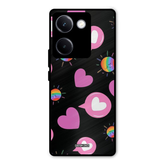 Pink Thoughts Vivo Y300 Plus Mobile Back Cover - Aesthetic PrintShield Case