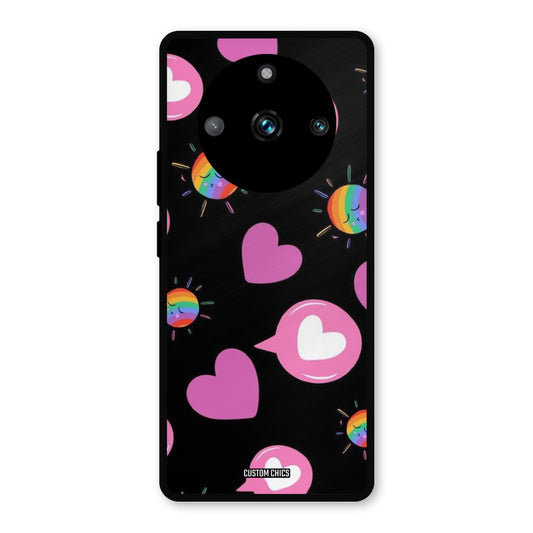 Pink Thoughts Realme 11 Pro Plus Mobile Back Cover - Aesthetic PrintShield Case