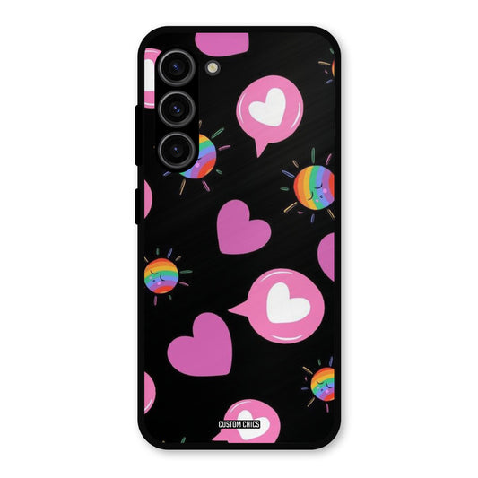 Pink Thoughts Samsung Galaxy S23 Mobile Back Cover - Aesthetic PrintShield Case