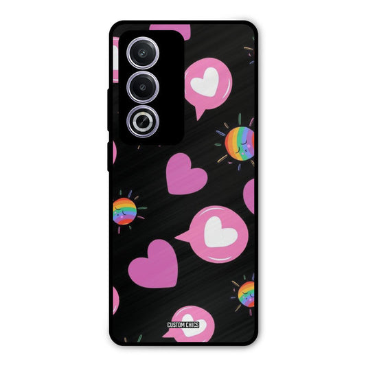 Pink Thoughts Oppo K12x Mobile Back Cover - Aesthetic PrintShield Case