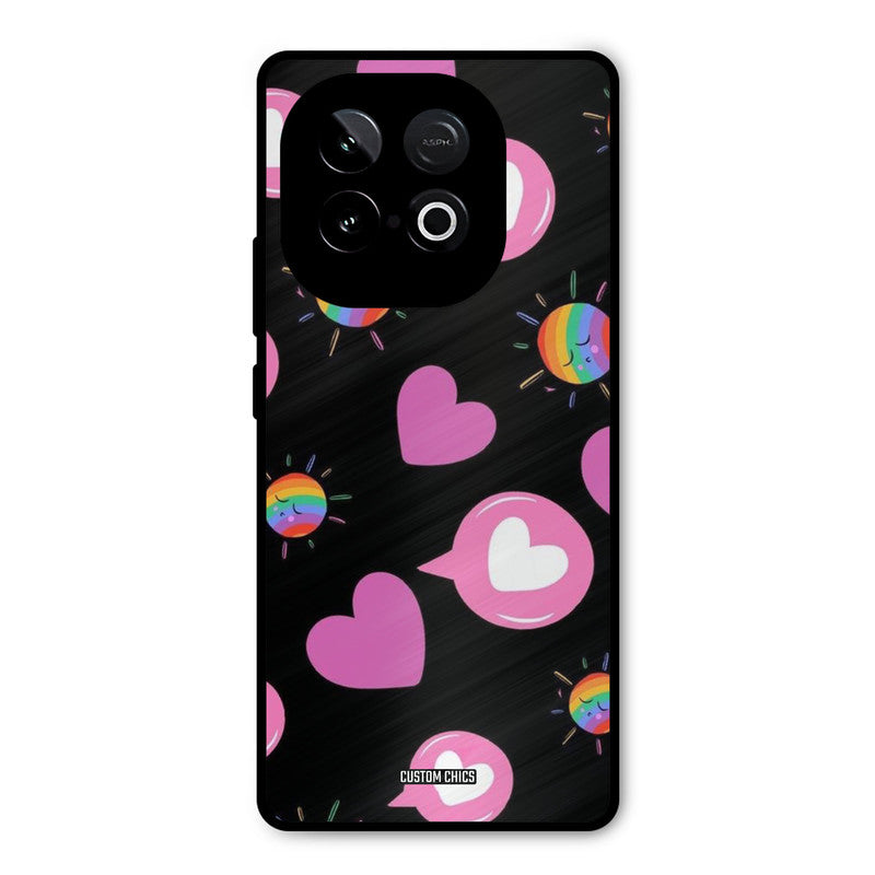 Pink Thoughts iQOO Neo 10 Mobile Back Cover - Aesthetic PrintShield Case