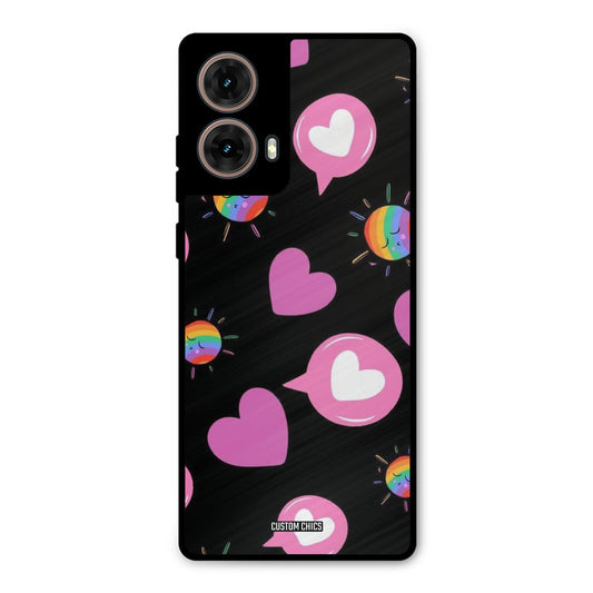 Pink Thoughts Moto G85 Mobile Back Cover - Aesthetic PrintShield Case