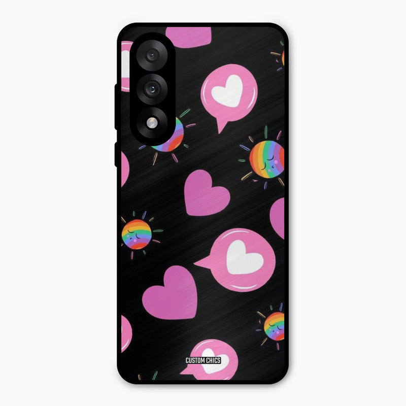 Pink Thoughts Oneplus Nord 5 Mobile Back Cover - Aesthetic PrintShield Case