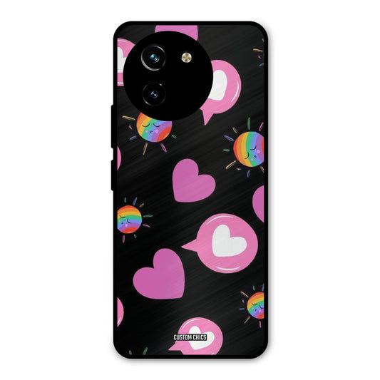 Pink Thoughts Vivo Y200i Mobile Back Cover - Aesthetic PrintShield Case