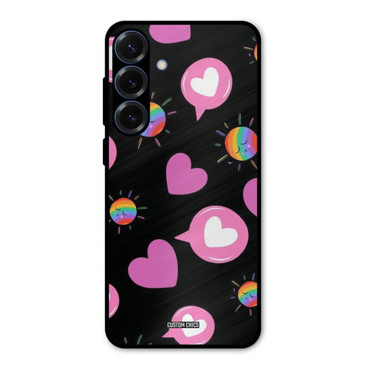Pink Thoughts Samsung Galaxy S25 Plus Mobile Back Cover - Aesthetic PrintShield Case