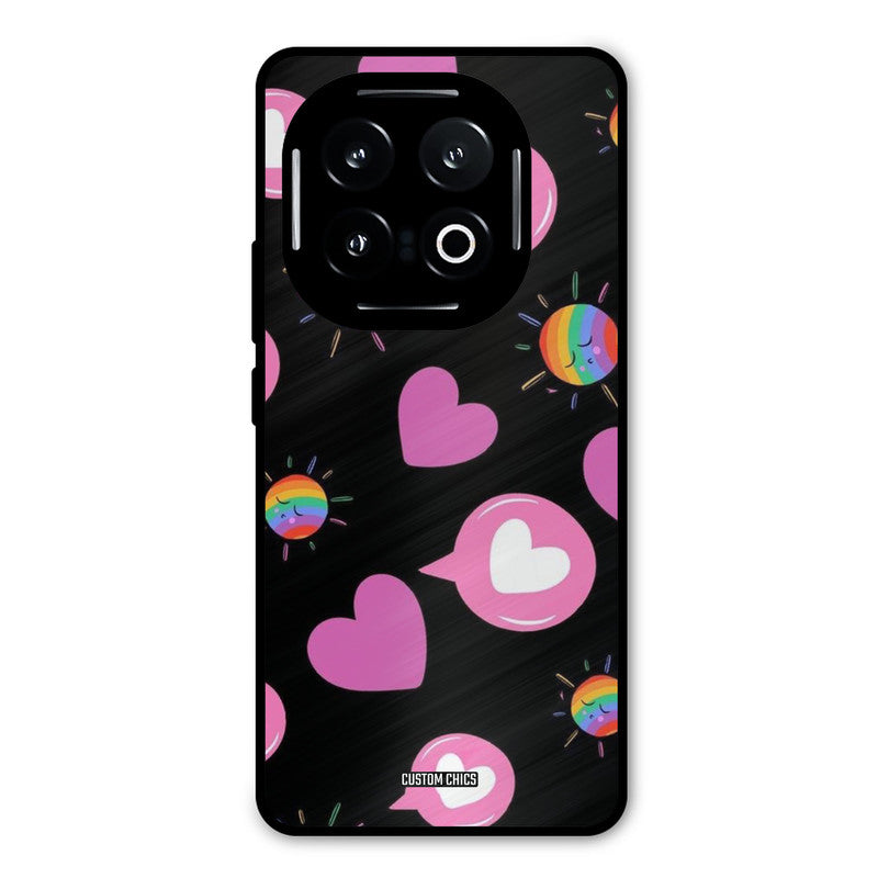 Pink Thoughts iQOO 13 Mobile Back Cover - Aesthetic PrintShield Case