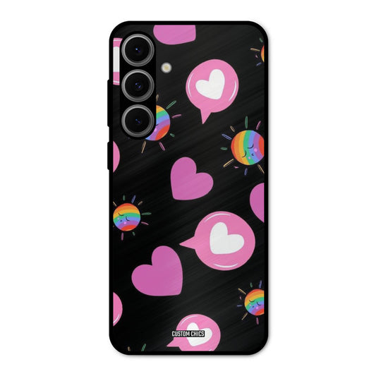Pink Thoughts Samsung Galaxy S24 FE Mobile Back Cover - Aesthetic PrintShield Case
