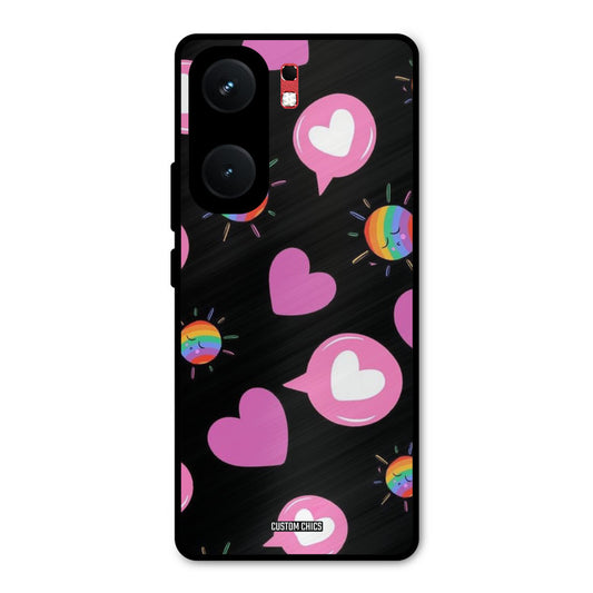 Pink Thoughts iQOO Neo 9 Pro Mobile Back Cover - Aesthetic PrintShield Case