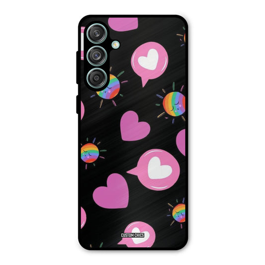 Pink Thoughts Samsung Galaxy M55 5G Mobile Back Cover - Aesthetic PrintShield Case