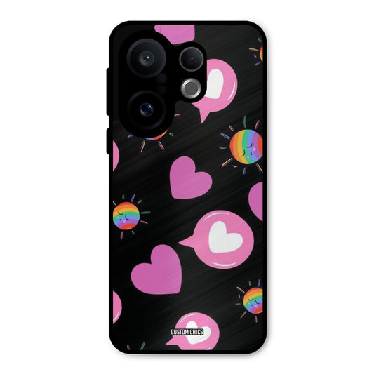 Pink Thoughts Vivo X200 FE Mobile Back Cover - Aesthetic PrintShield Case