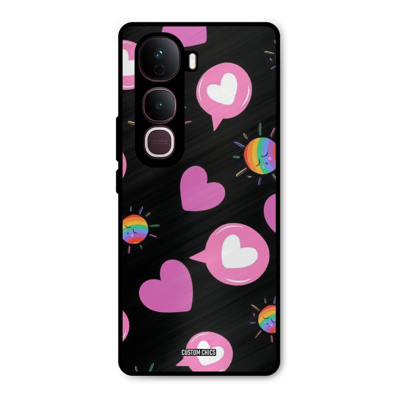 Pink Thoughts Vivo Y400 Pro Mobile Back Cover - Aesthetic PrintShield Case