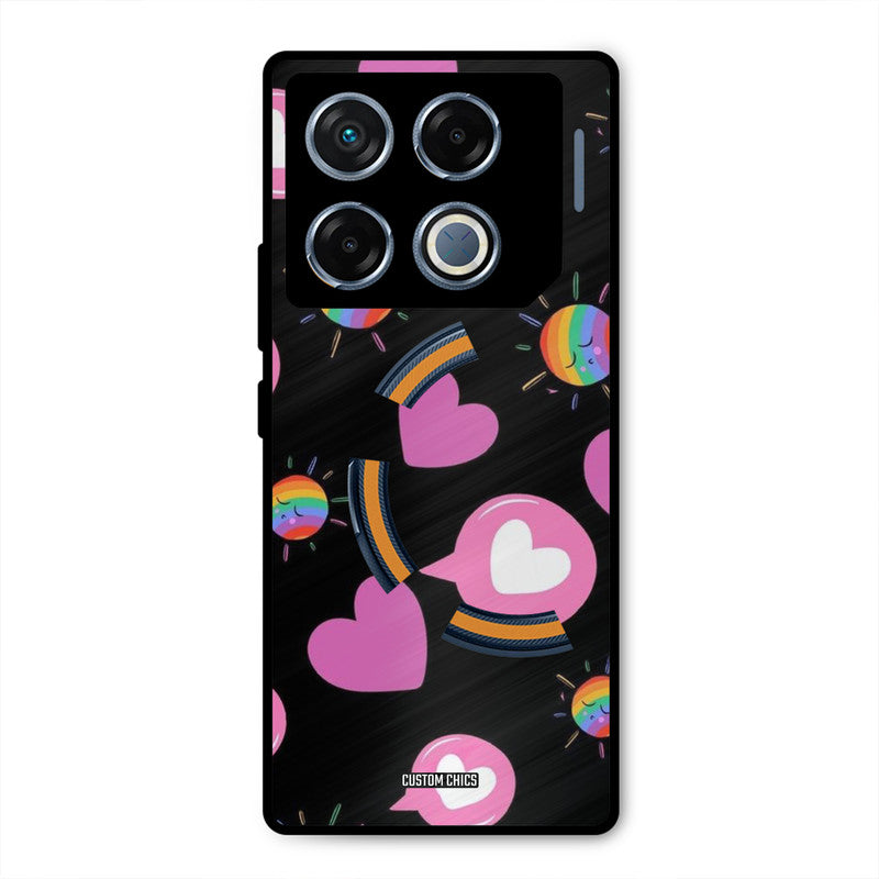 Pink Thoughts Infinix GT 20 Pro Mobile Back Cover - Aesthetic PrintShield Case
