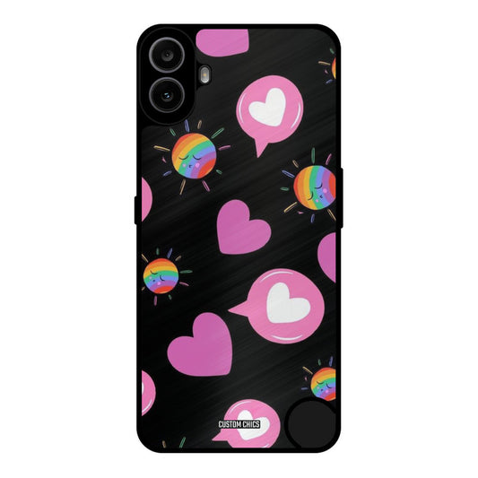 Pink Thoughts Nothing CMF Phone 1 Mobile Back Cover - Aesthetic PrintShield Case