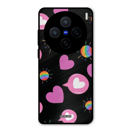 Pink Thoughts Vivo X200 Mobile Back Cover - Aesthetic PrintShield Case