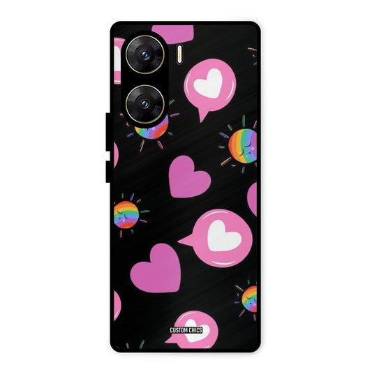 Pink Thoughts Vivo V29e Mobile Back Cover - Aesthetic PrintShield Case