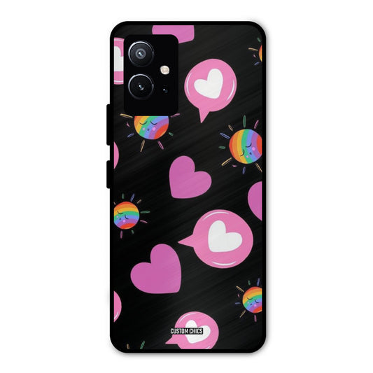 Pink Thoughts Vivo Y75 5G Mobile Back Cover - Aesthetic PrintShield Case