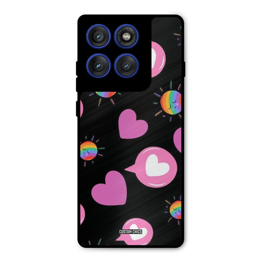 Pink Thoughts Motorola Edge 60 Pro Mobile Back Cover - Aesthetic PrintShield Case