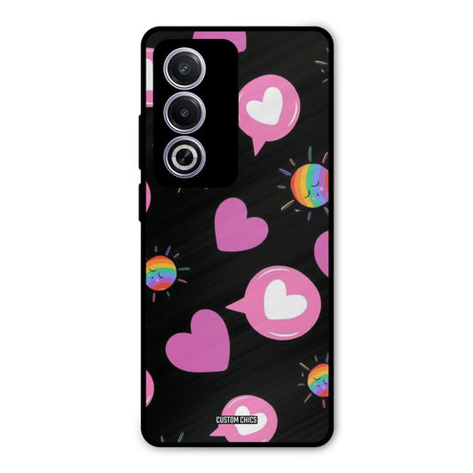 Pink Thoughts Oppo A3 Pro Mobile Back Cover - Aesthetic PrintShield Case