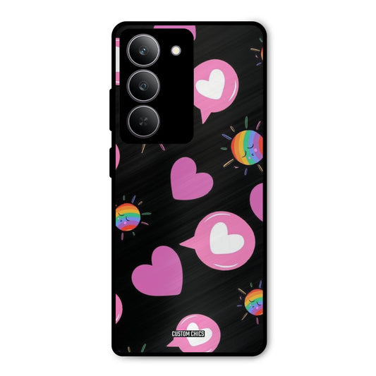Pink Thoughts Realme 14x Mobile Back Cover - Aesthetic PrintShield Case