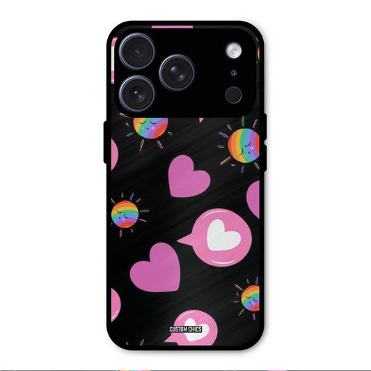 Pink Thoughts iPhone 17 Pro Max Mobile Back Cover - Aesthetic PrintShield Case