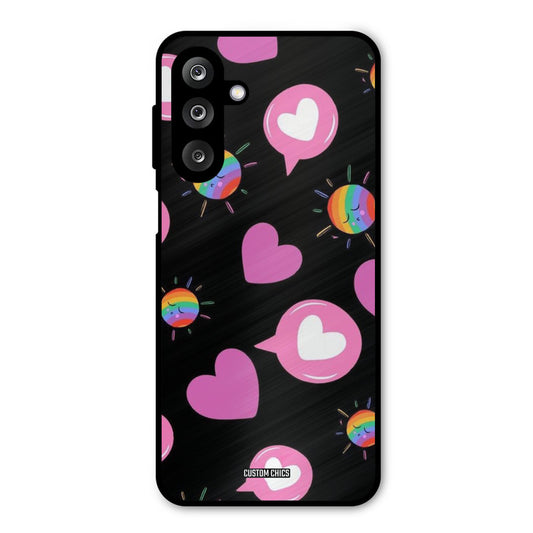 Pink Thoughts Samsung Galaxy M36 Mobile Back Cover - Aesthetic PrintShield Case