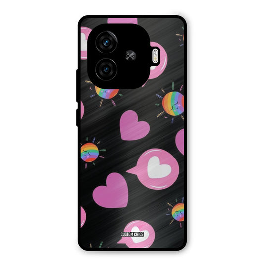 Pink Thoughts iQoo Neo 10R Mobile Back Cover - Aesthetic PrintShield Case