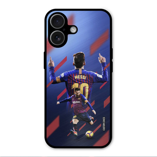 Playing Messi iPhone 17 Mobile Back Cover - Sports PrintShield Case