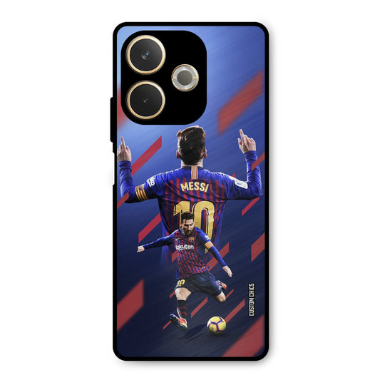 Playing Messi Oppo A5 Pro Mobile Back Cover - Sports PrintShield Case