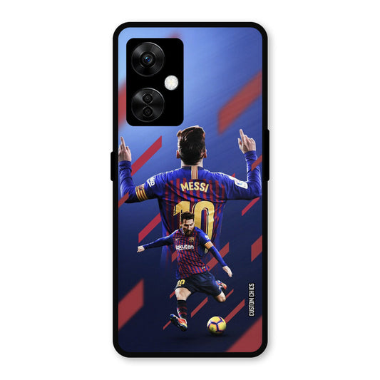 Playing Messi OnePlus Nord CE 3 Lite Mobile Back Cover - Sports PrintShield Case