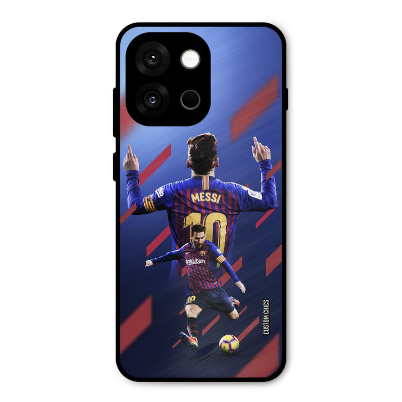 Playing Messi Oneplus 13s Mobile Back Cover - Sports PrintShield Case