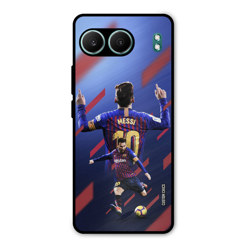 Playing Messi OnePlus Nord 4 Mobile Back Cover - Sports PrintShield Case