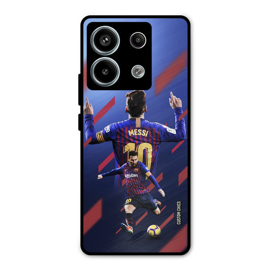 Playing Messi Redmi Note 13 Pro 5G Mobile Back Cover - Sports PrintShield Case