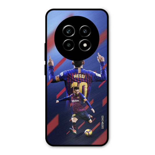 Playing Messi Realme 14 Pro lite Mobile Back Cover - Sports PrintShield Case