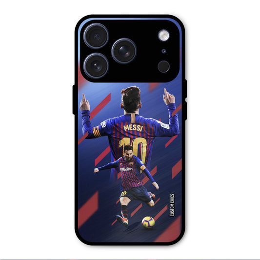 Playing Messi iPhone 17 Pro Max Mobile Back Cover - Sports PrintShield Case