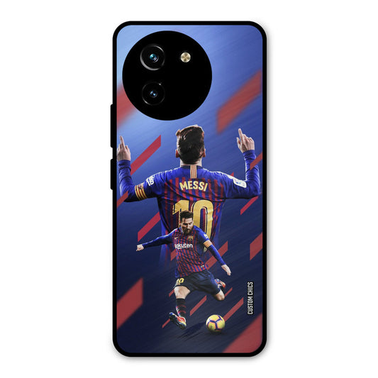 Playing Messi Vivo Y200i Mobile Back Cover - Sports PrintShield Case