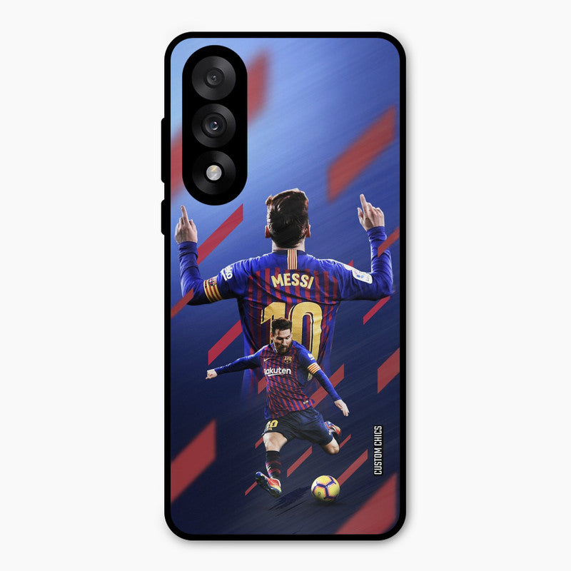 Playing Messi Oneplus Nord 5 Mobile Back Cover - Sports PrintShield Case