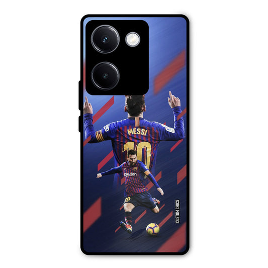 Playing Messi Vivo Y300 Plus Mobile Back Cover - Sports PrintShield Case