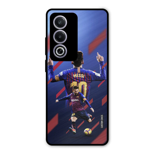 Playing Messi Oppo K12x Mobile Back Cover - Sports PrintShield Case