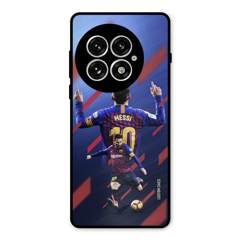 Playing Messi Oneplus 13 Mobile Back Cover - Sports PrintShield Case