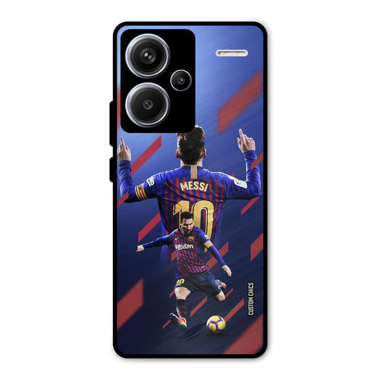 Playing Messi Redmi Note 13 Pro Plus Mobile Back Cover - Sports PrintShield Case