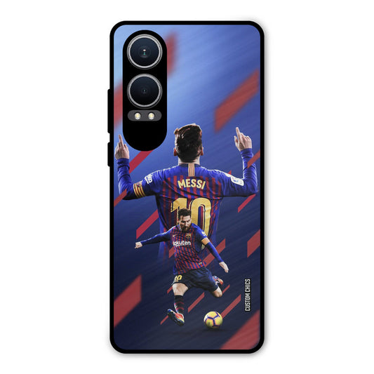 Playing Messi Oneplus Nord CE4 Lite Mobile Back Cover - Sports PrintShield Case