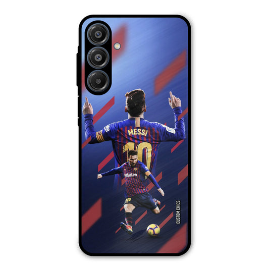 Playing Messi Samsung Galaxy A16 5G Mobile Back Cover - Sports PrintShield Case