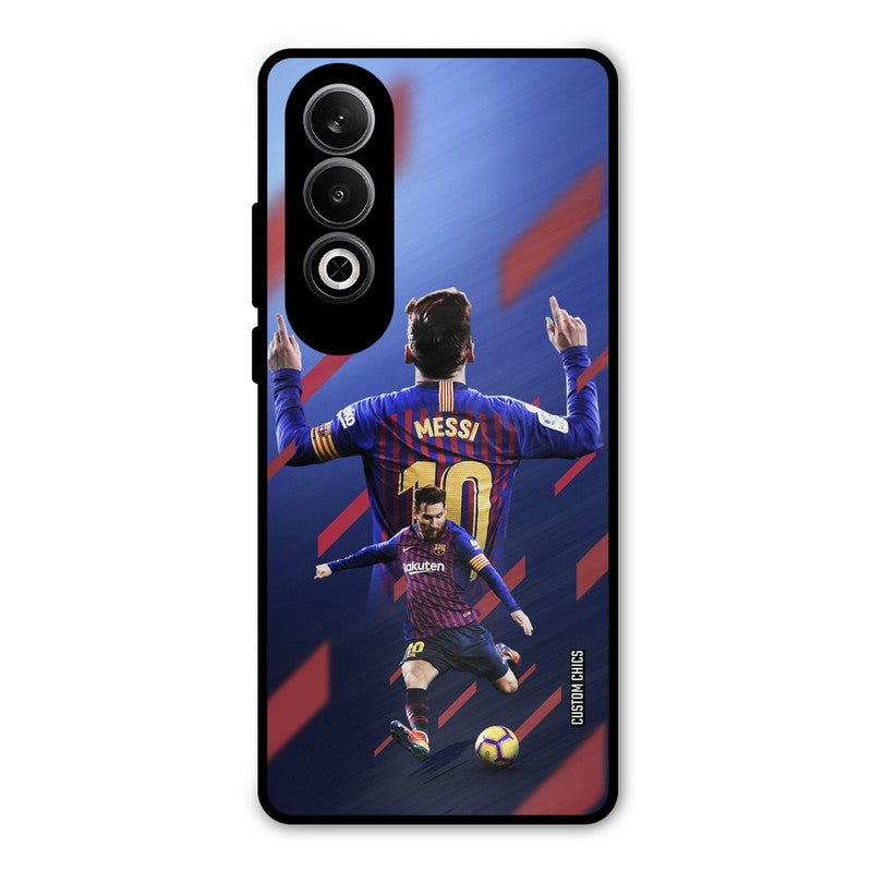 Playing Messi OnePlus Nord CE4 Mobile Back Cover - Sports PrintShield Case