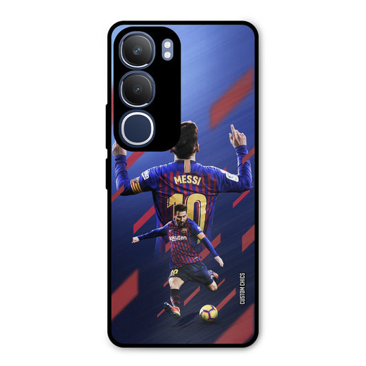 Playing Messi Vivo Y29 Mobile Back Cover - Sports PrintShield Case