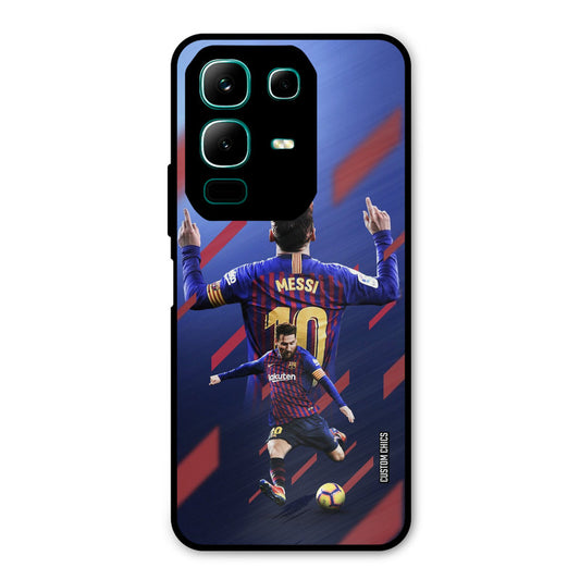 Playing Messi Infinix Note 50x Mobile Back Cover - Sports PrintShield Case