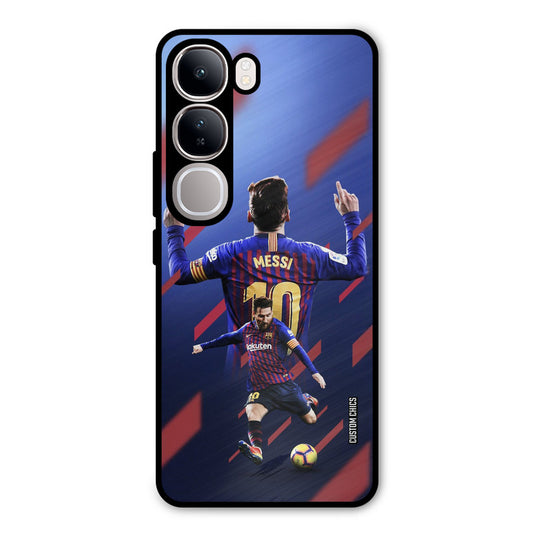 Playing Messi Vivo Y300 Mobile Back Cover - Sports PrintShield Case