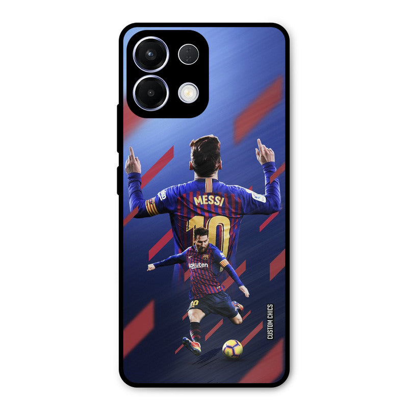 Playing Messi Oppo K13 5G Mobile Back Cover - Sports PrintShield Case